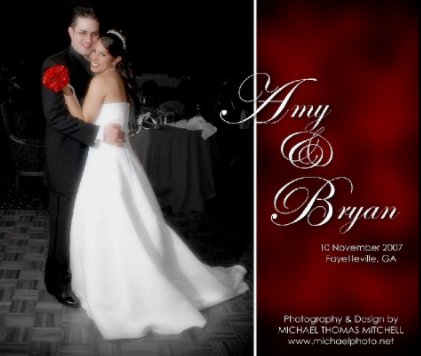 The Wedding of Amy & Bryan (13x11) book cover