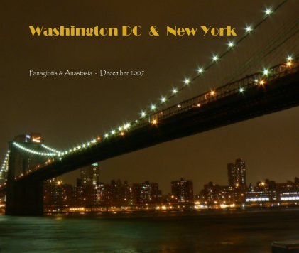 Washington DC  &  New York book cover