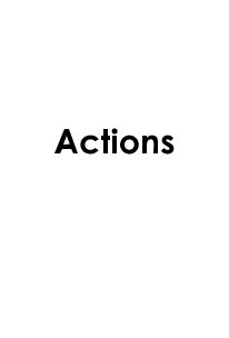 Actions book cover