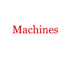 Machines book cover