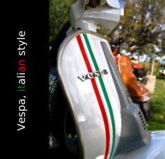 Vespa, italian style book cover