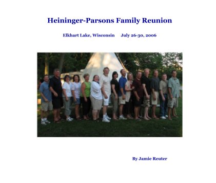 Heininger-Parsons Family Reunion book cover