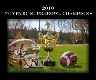 2010 NGYFA 6u Superbowl Champions book cover