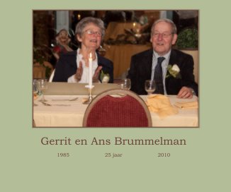 Gerrit en Ans Brummelman book cover