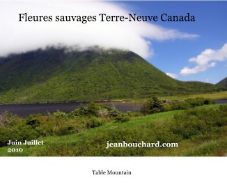 Fleurs sauvages Terre-Neuve Canada book cover