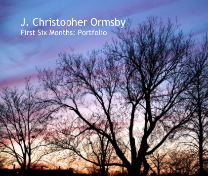 J. Christopher Ormsby First Six Months: Portfolio book cover