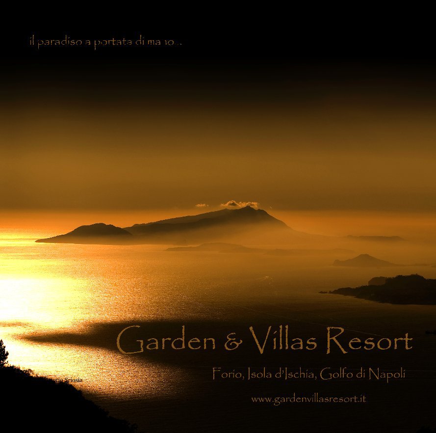 Ver Garden Resort, Ischia 30x30 por Vittorio Sciosia