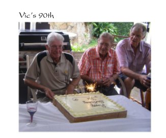 Vic's 90th book cover