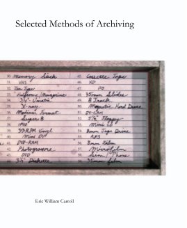 Selected Methods of Archiving book cover