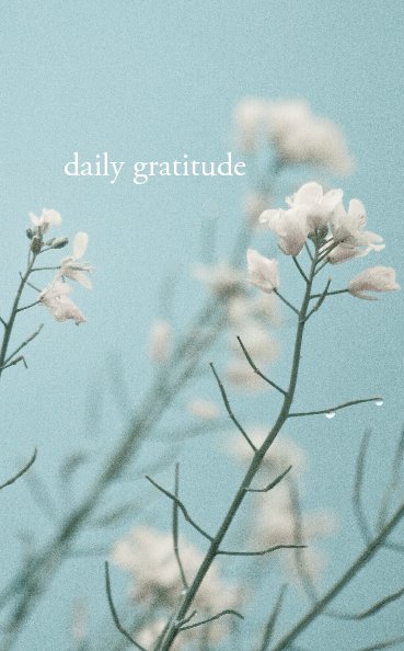 View daily gratitude soft blue by amy gretchen