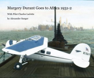 Margery Durant Goes to Africa 1931-2 book cover