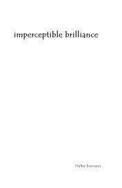 imperceptible brilliance book cover