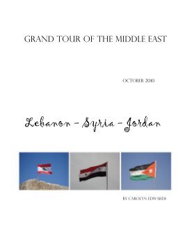 Grand Tour of the Middle East October 2010 book cover