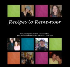 Recipes to Remember book cover