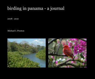 birding in panama - a journal book cover
