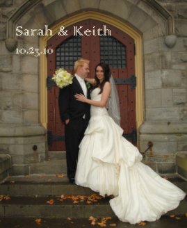 Sarah & Keith 10.23.10 book cover