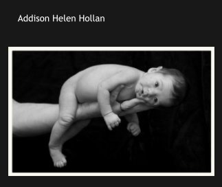Addison Helen Hollan book cover