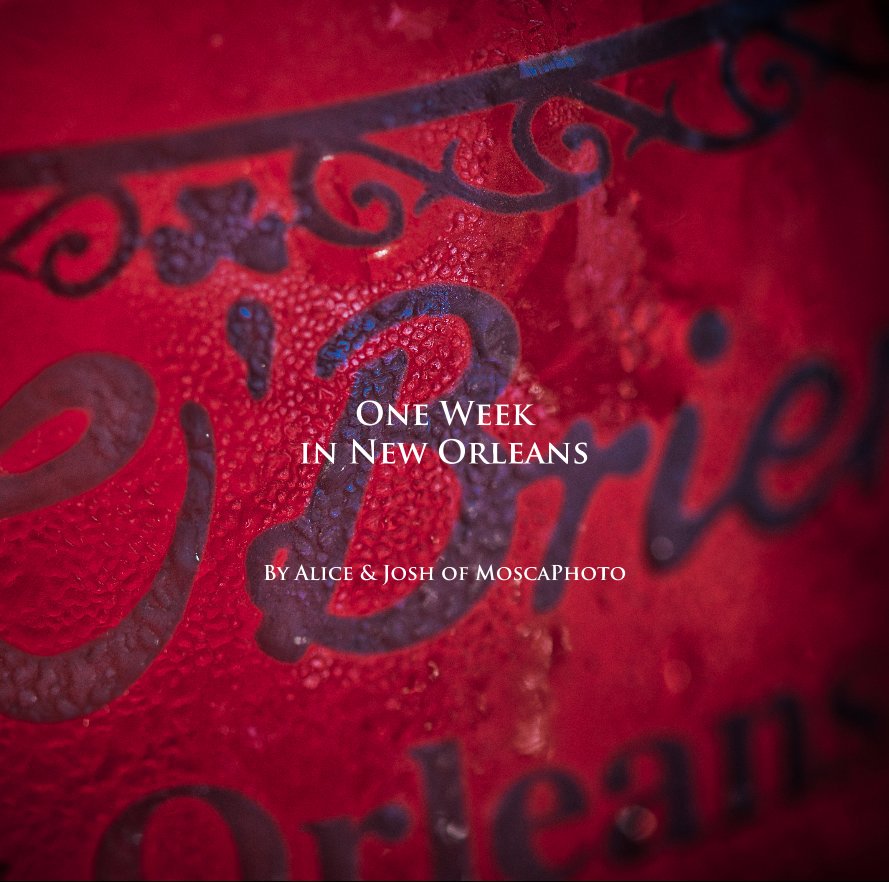 View One Week in New Orleans (12x12 inch square book) by MoscaPhoto [Alice & Josh]