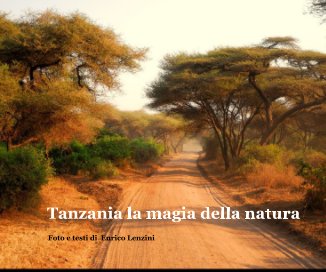 Tanzania la magia della natura book cover