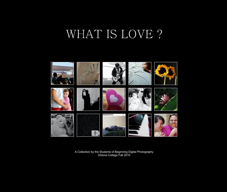 Ver WHAT IS LOVE ? por A Collection by the Students of Beginning Digital Photography Ohlone College Fall 2010