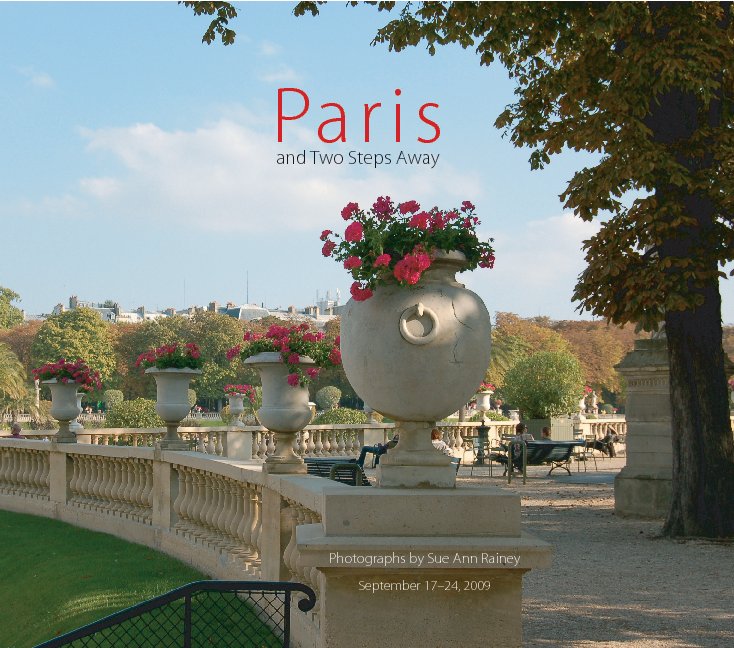 View Paris and two steps away by Sue Ann Rainey
