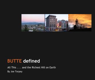BUTTE defined book cover