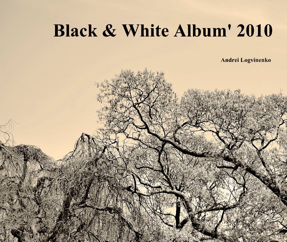 View Black & White Album' 2010 by Andrei Logvinenko