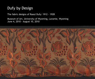 Dufy by Design book cover