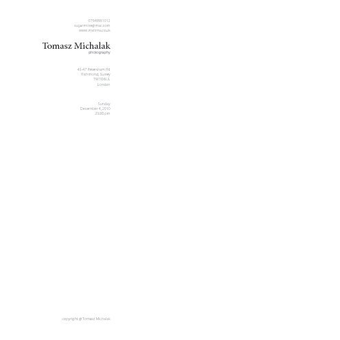 Ver Workbook por Tomasz Michalak