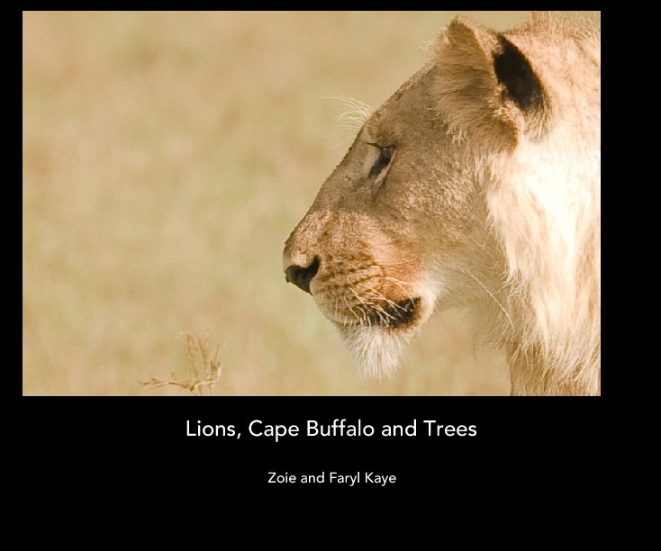 View Lions, Cape Buffalo and Trees by Zoie and Faryl Kaye