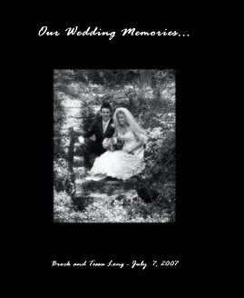 Our Wedding Memories... book cover