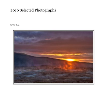 2010 Selected Photographs book cover
