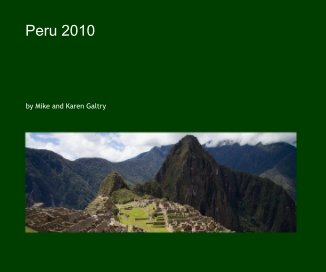 Peru 2010 book cover