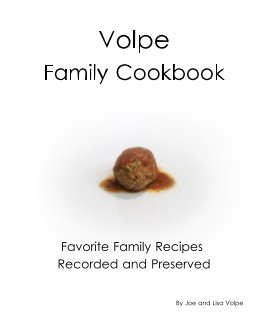 Volpe Family Cookbook book cover