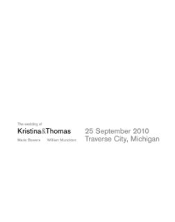 Kristina&Tom's Wedding 40pp v2 book cover