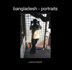 bangladesh - portraits book cover