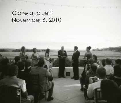 Claire and Jeff November 6, 2010 book cover