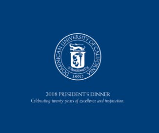 Dominican President's Dinner 2008 book cover