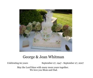 George & Jean Whitman book cover