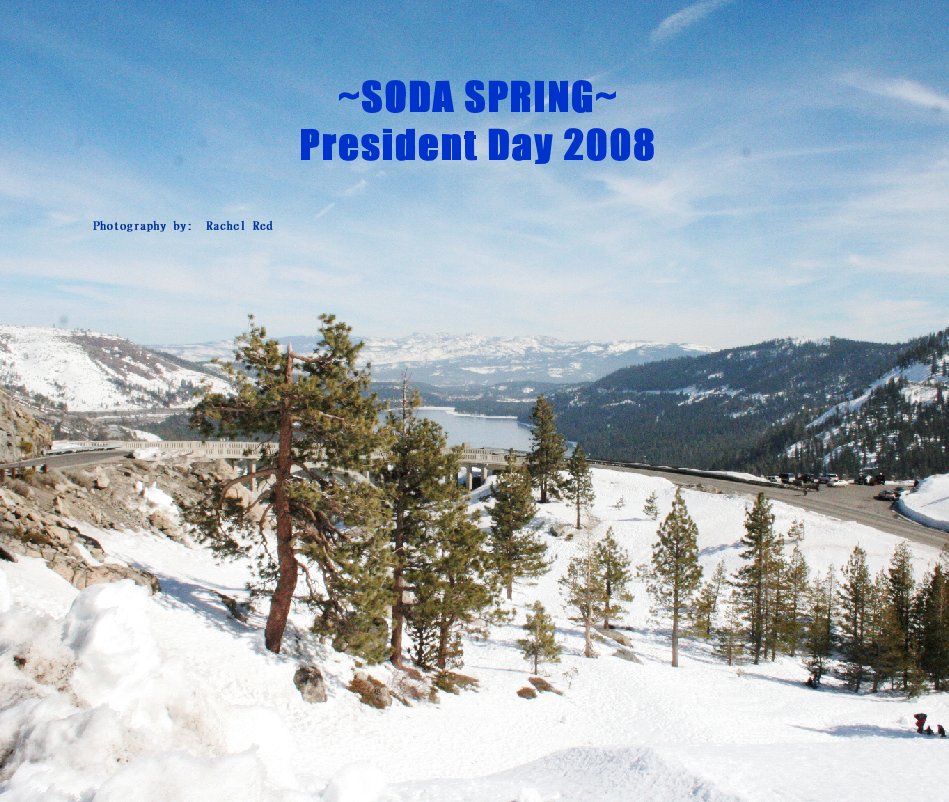 View ~SODA SPRING~President Day 2008 by Photograph by:  Rachel Red