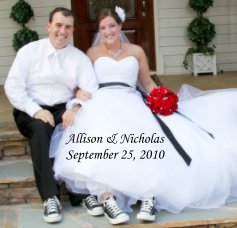 Allison & Nicholas September 25, 2010 book cover