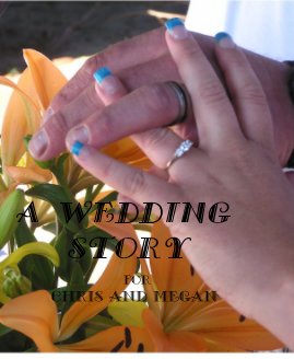 a wedding story book cover