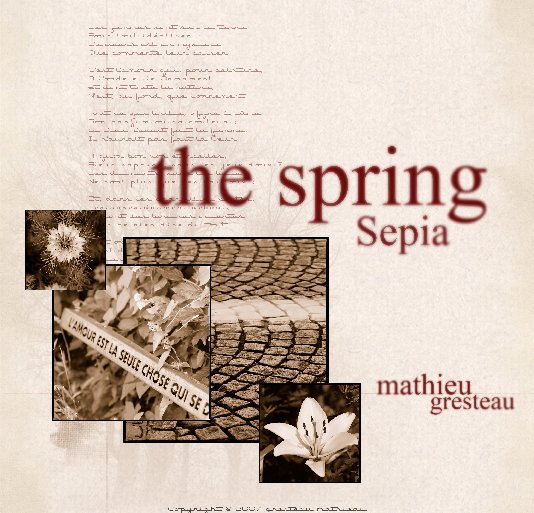 View the spring sepia by mathieu gresteau
