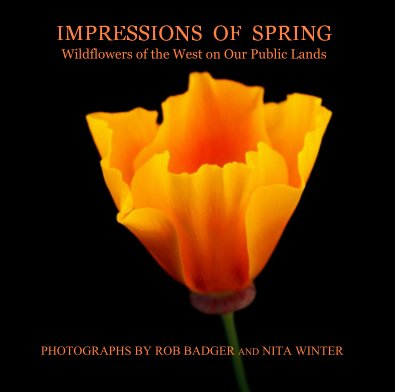 IMPRESSIONS OF SPRING Wildflowers of the West on Our Public Lands book cover