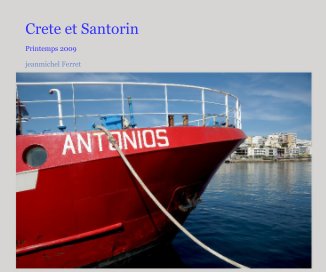 Crete et Santorin book cover