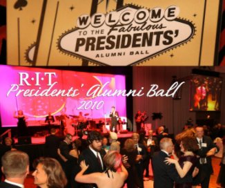 RIT Presidents' Alumni Ball 2010 book cover
