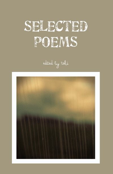 Ver selected poems por edited by tali