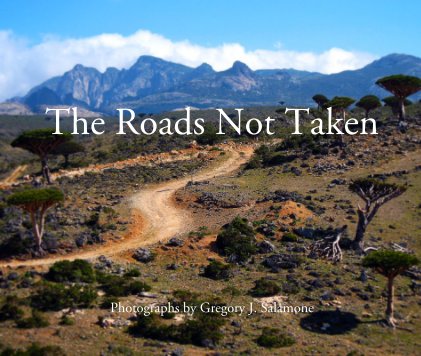 The Roads Not Taken Photographs by Gregory J. Salamone book cover