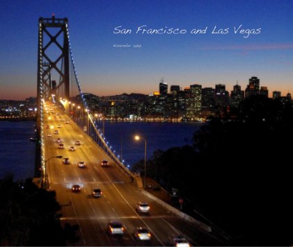 San Francisco and Las Vegas November 2010 book cover