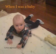 When I was a baby book cover